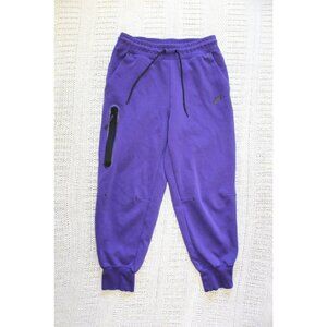 NIKE Purple Jogger pants Size M Drawstring Sportwear Pants Elastic waist Pockets